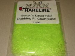 Даббинг Senyo s Lazer Hair Dab Fl. Chartreuse Hareline