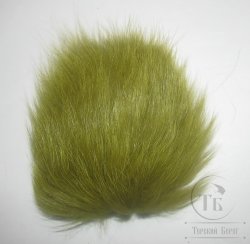 Мех арктического песца светло-оливковый / arctic fox fur lt. olive