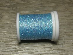 Материал для намотки тел и сегментов Body Fly Pearl Fl. Lt. Blue 170 Den Textreme 35 м