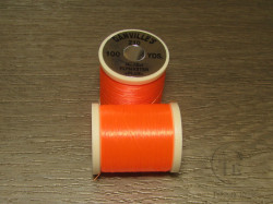 Монтажная нить Flymaster Plus 210 (210 Den) #503 Fluorescent Orange waxed 100 yards