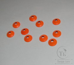 Конус ( турбо диск ) 6 мм 10 шт Fl Orange