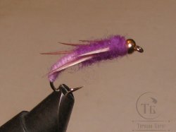 Муха нимфа Biot ( 83 ) Prince GH nymph Lavender кр. Stim. № 10