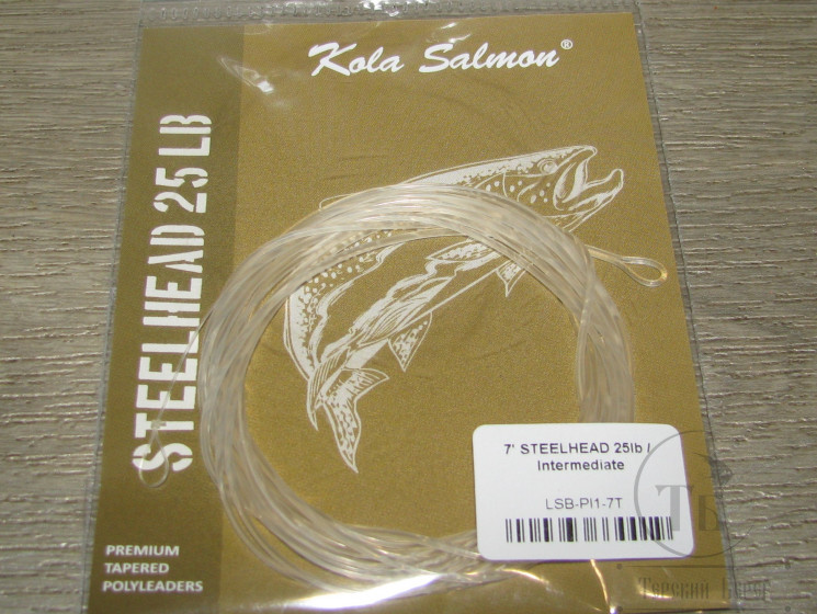 Полилидер 7 ft ( 2.1 m ) Polyleader Steelhead 25 lb Intermediate Clear Kola Salmon