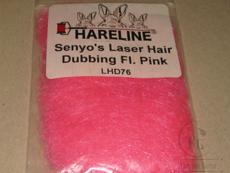 Даббинг Senyo s Lazer Hair Dab Fl. Pink Hareline
