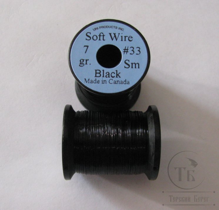 Проволока мягкая Soft Wire 7 gr # 33 Sm Black UNI