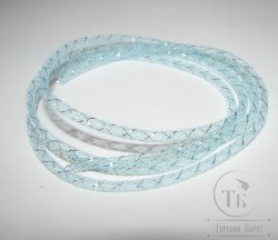Трубочка для тел мальков streamer body D 4 lt blue