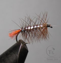 Муха Палмер PLM ( 25 ) Brown- Silver # 6