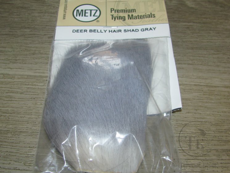 Мех оленя оранжевый / Deer Belly Shad Gray Metz
