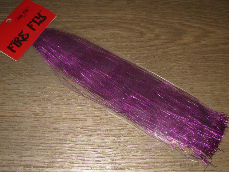 Плоский тисненый люрекс Fire Fly Tye Purple FFT-13 Hedron
