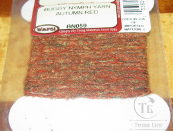Шерстяная пряжа Yarn Buggy Nymph Autumn Red Wapsi
