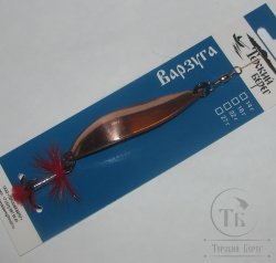 Блесна "Варзуга" 22 гр  медь / муха Терский Берег