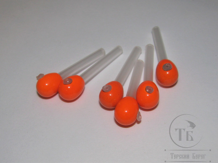 Пуля - головка "Кольская" латунь / Fl. Orange ( 6 шт )