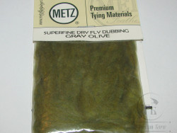 Даббинг Superfine Dry Fly Dub Gray Olivе Wapsi / Metz