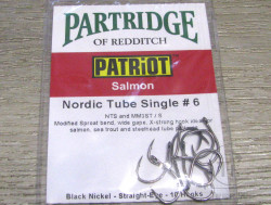 Одинарник трубочный Partridge Patriot Salmon Tube Single Black Nickel № 6