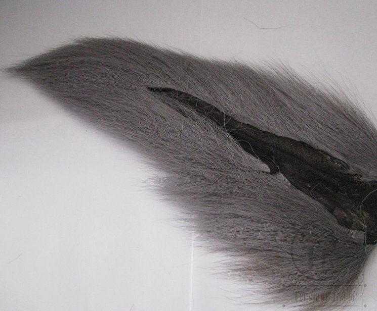 Хвост оленя большой серый / Bucktail Large Gray