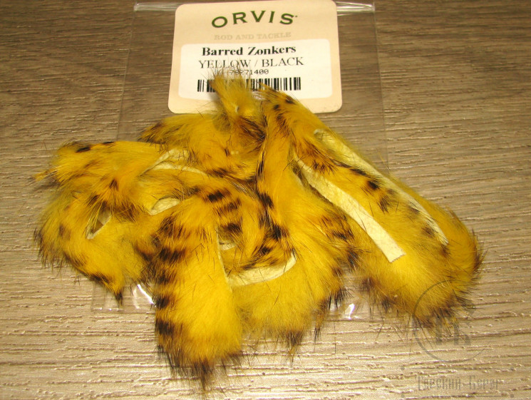 Зонкер кролика Barred Yellow Black Orvis