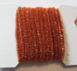 Синель Wooly Bugger Chenille Medium Rust