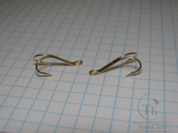 Двойник золотой Mustad DL71UP Gold № 10 ( 10 шт. )
