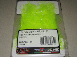 Синель UV Palmer Chenille Fl. Chartreuse / UV 20 mm  2 meters Textreme