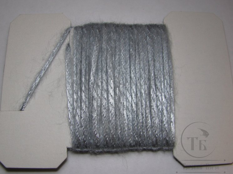 Плоская шерстяная тесьма Body Wool Braid Br. Blue Dun ( 3 метра )