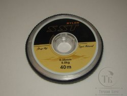 Поводковый материал SST Tippet Material Nylon 0.35 mm. 40m 9,8 кг