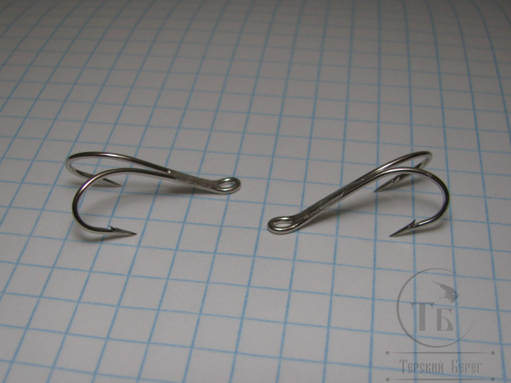 Двойник серебряный Mustad DL71UP Silver № 6 ( 10 шт. )