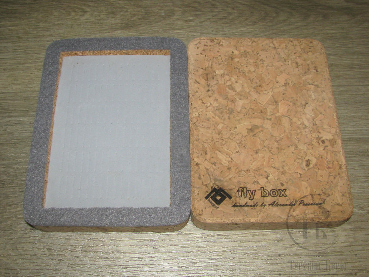 Коробочка для мушек Fly Box Sm ( пробка ) "Korppi" Handmade By Aleksander Prosvirin 