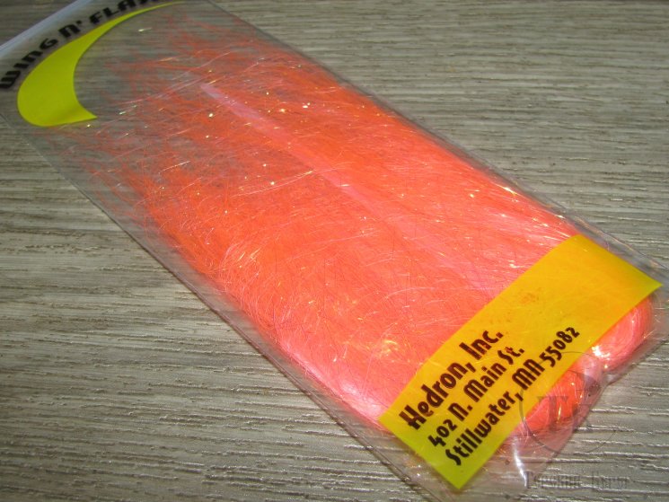 Волокна синтетические Wing n ' Flash Fl. Orange Hedron / Wapsi 