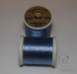 Монтажная нить DANVILLE"S waxed flymaster 6/0  70 den 200 yds fl blue № 507
