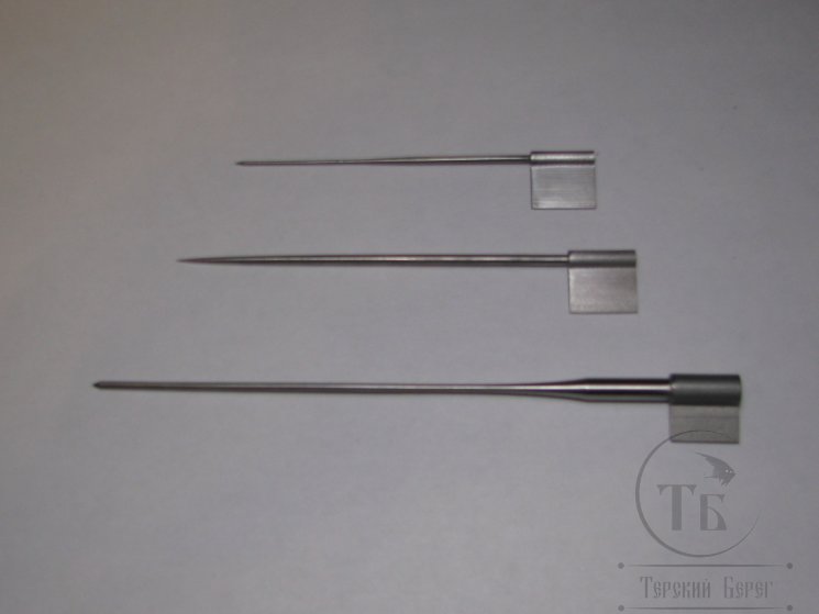 Игла для вязания на трубках Tube Fly Tying Mounting Needle 1.9 mm Satin Fly-Fishing 