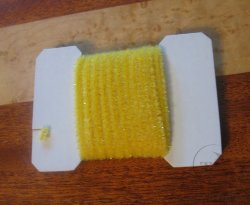 Синель Wooly Bugger Chenille Small Yellow