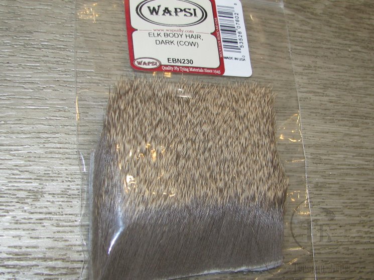 Мех лося Elk Body Hair Dark (Cow) Wapsi