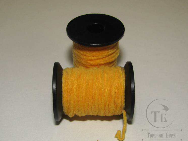 Микро синель Microchenille Sunburst Yellow 0,8 мм 5 м Терский берег