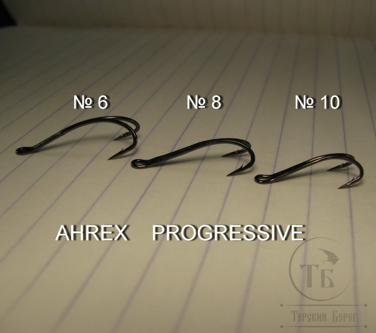 AHREX Progressive двойник вязальный черный никель № 8 (5шт.)