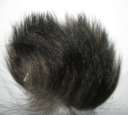 Коза чёрная натур. / natural black ( для летних мух )