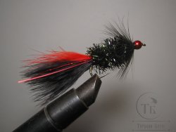 Муха Streamer Little Fort Leech Rainbow Head ( A3 ) Streamer № 6
