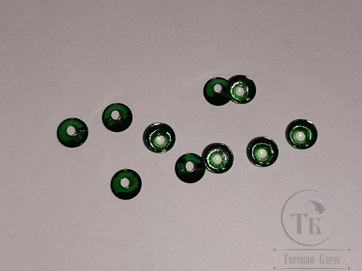 Конус ( турбо диск ) 6 мм 10 шт Metallic Green
