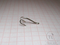 Двойник серебряный Mustad DL71UP Silver № 12 ( 10 шт. )