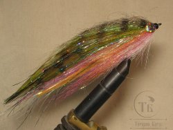 Муха щучья (51) Olive Lilas 16 cm Крючок №3/0 