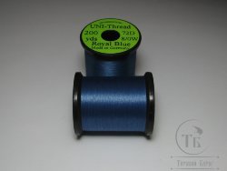 Монтажная нить UNI THREAD 8/0 Royal Blue  200 yds