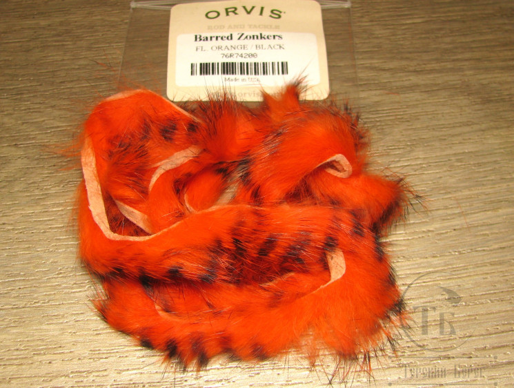 Зонкер кролика Barred Fl. Orange Black Orvis