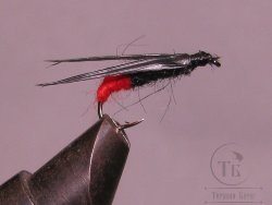 Муха Комар Mosquto ( 13 ) Biot Red Black  кр.№ 12