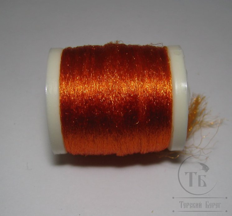 волокно антрон antron yarn rusty orange Hareline