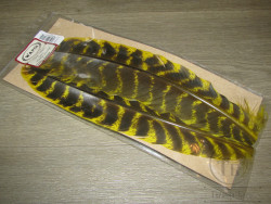 Маховые перья индюка Ozark Turkey Quills Hopper Yellow Wapsi