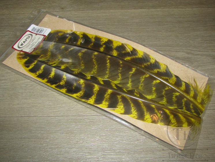 Маховые перья индюка Ozark Turkey Quills Hopper Yellow Wapsi