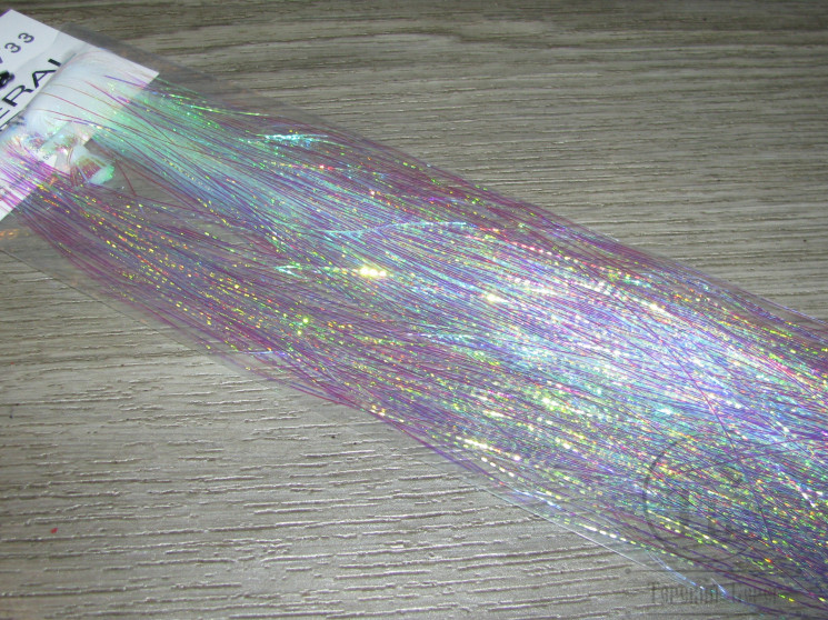 Плоский тисненый люрекс Lateral Scale 1/69 Opal 1733 Hedron