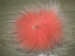Хвост арктического песца лососёво розовый / Salmon Pink 