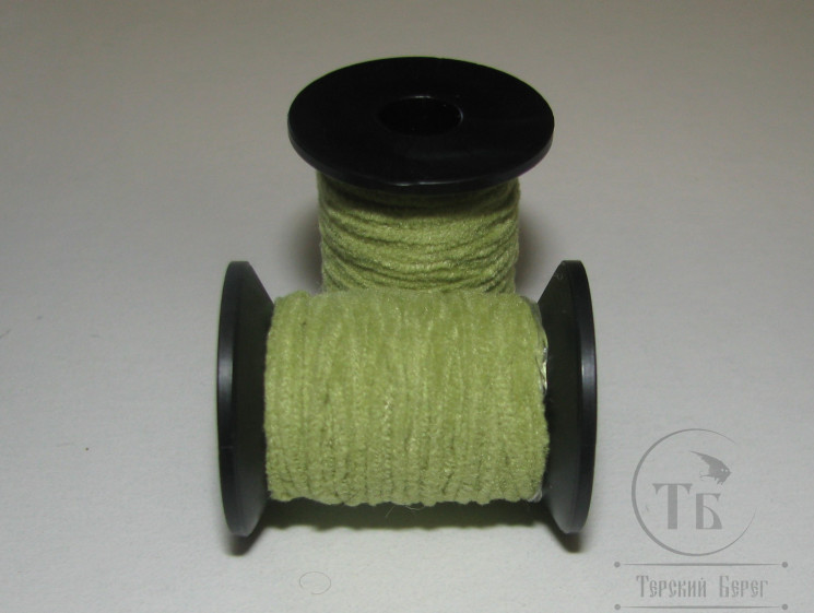 Микро синель Microchenille Lt. Olive 0,8 мм 5 м Терский берег