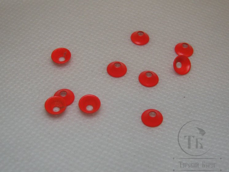 Конус ( турбо диск ) 6 мм 10 шт Fl. Red