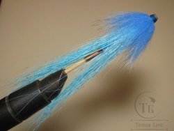 Муха лососёвая с "английским крылом" WG tube Mt. ( 51 A ) D 3.0 медь 1 1/2 дюйма Silver Doc Blue 